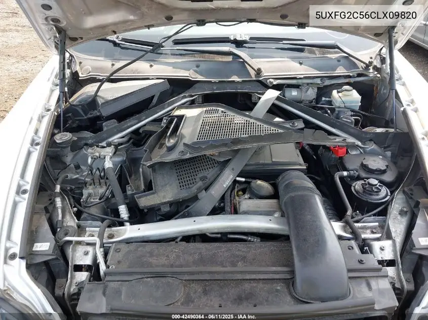 2012 BMW X6 xDrive35I VIN: 5UXFG2C56CLX09820 Lot: 42490364