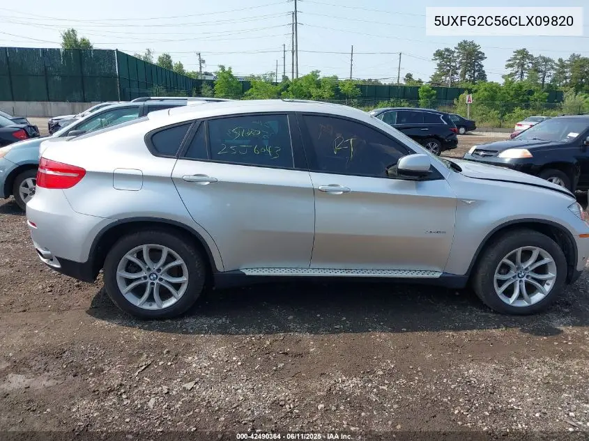 2012 BMW X6 xDrive35I VIN: 5UXFG2C56CLX09820 Lot: 42490364