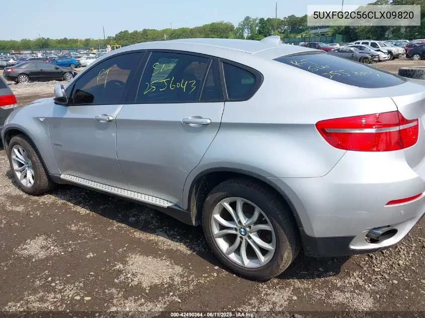 2012 BMW X6 xDrive35I VIN: 5UXFG2C56CLX09820 Lot: 42490364