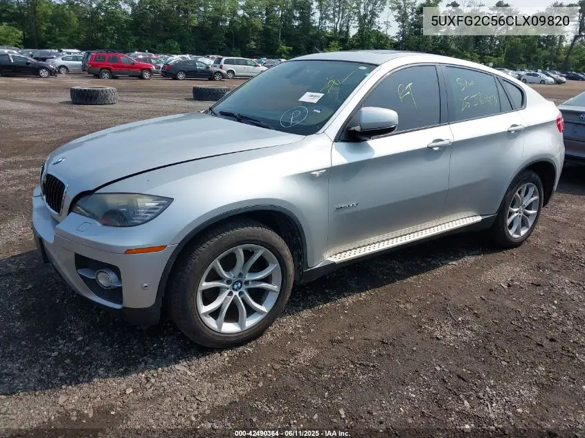 2012 BMW X6 xDrive35I VIN: 5UXFG2C56CLX09820 Lot: 42490364