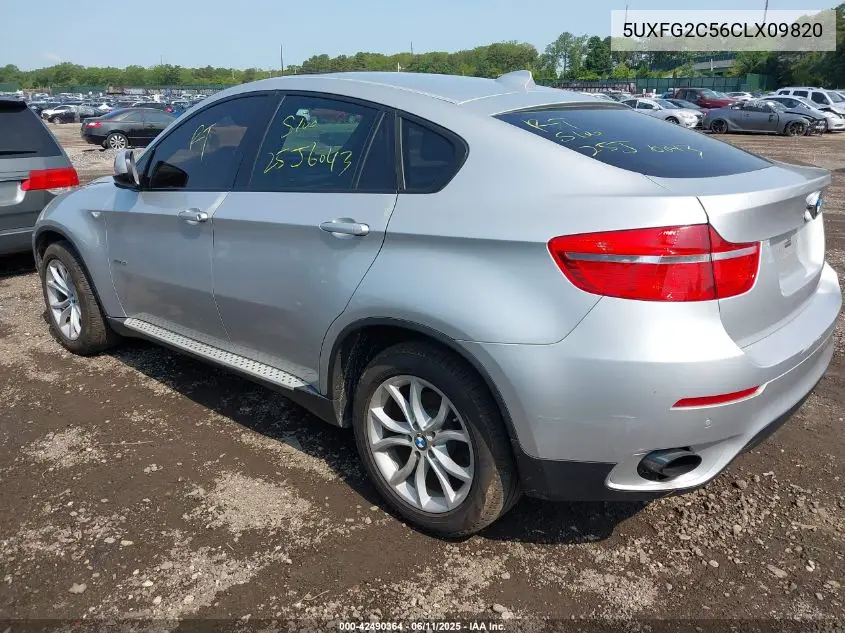 2012 BMW X6 xDrive35I VIN: 5UXFG2C56CLX09820 Lot: 42490364