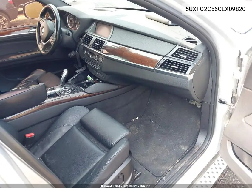 2012 BMW X6 xDrive35I VIN: 5UXFG2C56CLX09820 Lot: 42490364