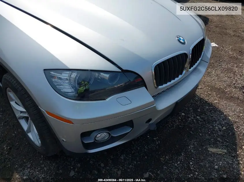 2012 BMW X6 xDrive35I VIN: 5UXFG2C56CLX09820 Lot: 42490364
