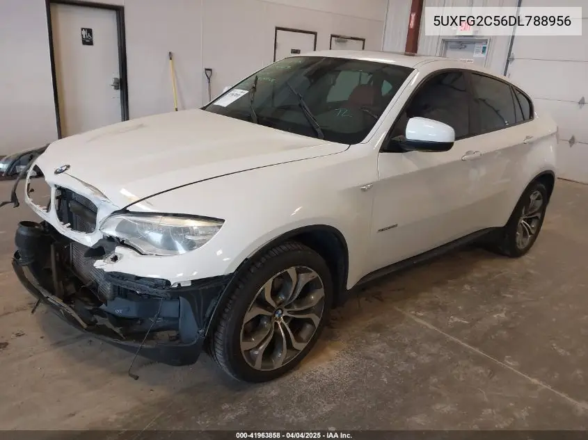 2013 BMW X6 xDrive35I VIN: 5UXFG2C56DL788956 Lot: 41963858