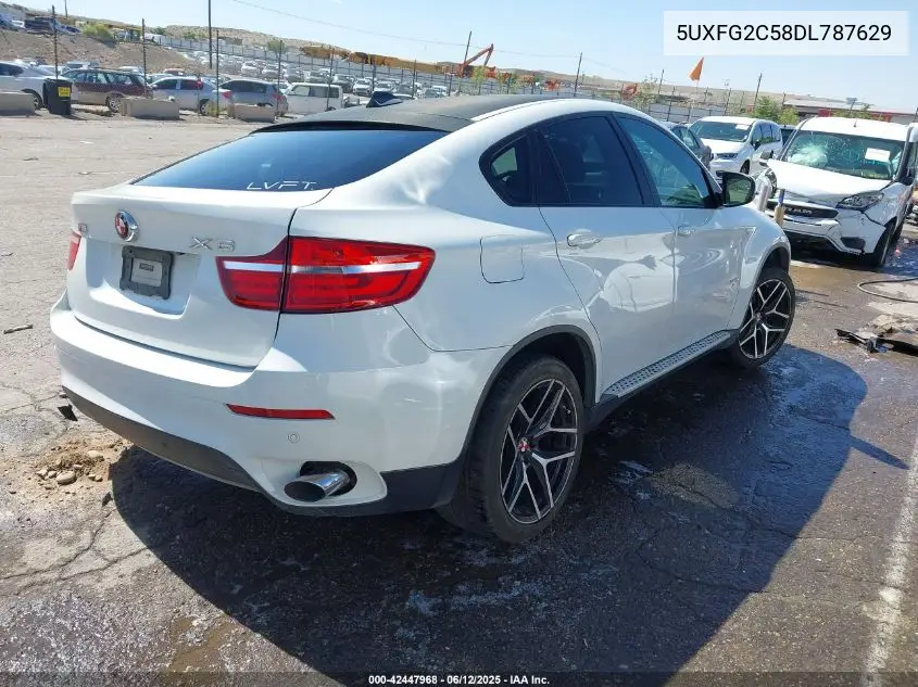 2013 BMW X6 xDrive35I VIN: 5UXFG2C58DL787629 Lot: 42447968