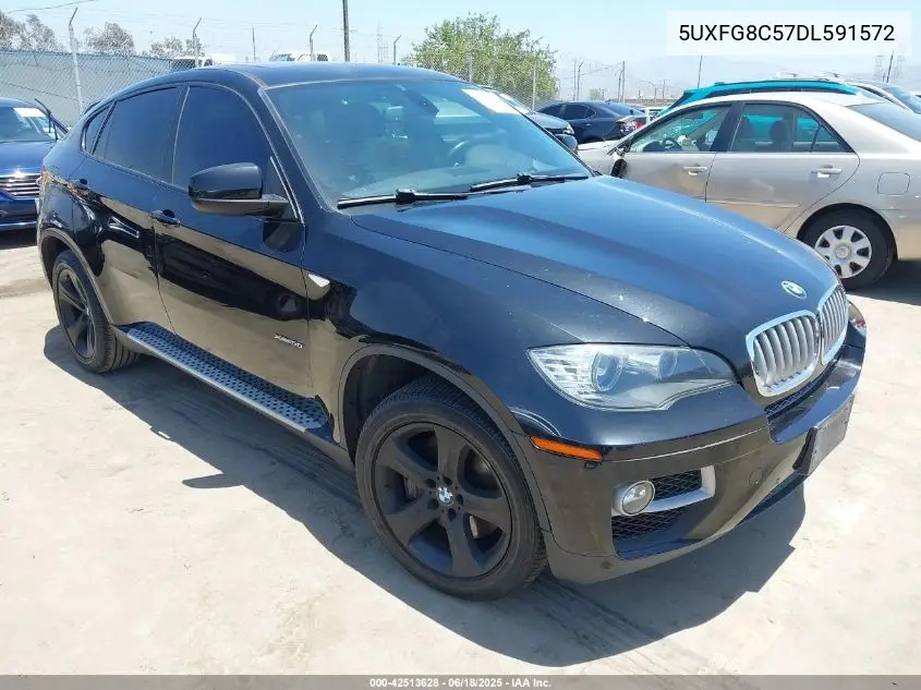 2013 BMW X6 xDrive50I VIN: 5UXFG8C57DL591572 Lot: 42513628