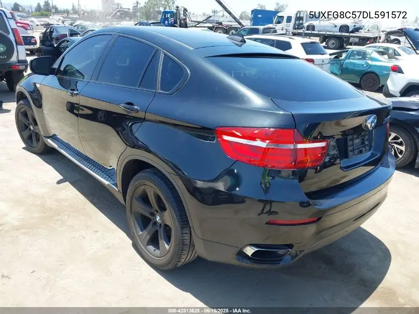 2013 BMW X6 xDrive50I VIN: 5UXFG8C57DL591572 Lot: 42513628