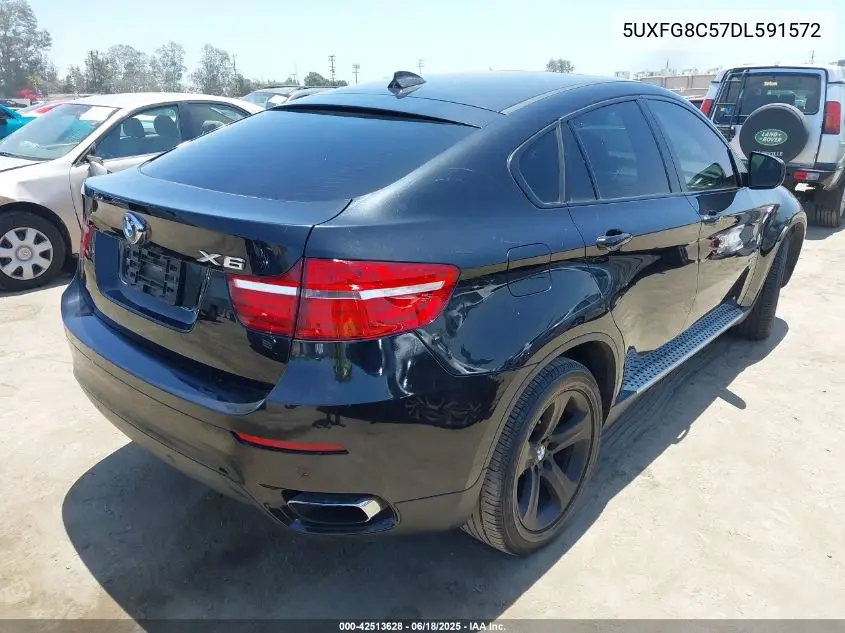 2013 BMW X6 xDrive50I VIN: 5UXFG8C57DL591572 Lot: 42513628