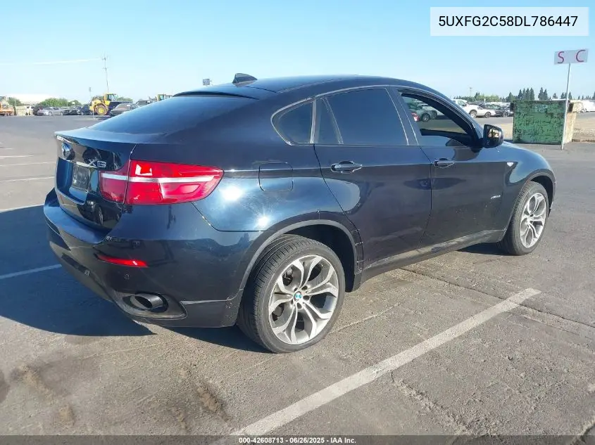2013 BMW X6 xDrive35I VIN: 5UXFG2C58DL786447 Lot: 42608713