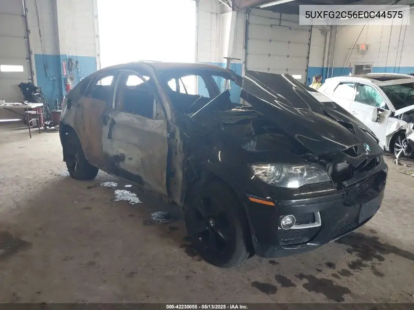 2014 BMW X6 xDrive35I VIN: 5UXFG2C56E0C44575 Lot: 42230055