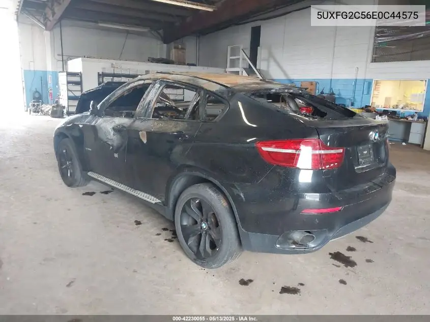 2014 BMW X6 xDrive35I VIN: 5UXFG2C56E0C44575 Lot: 42230055