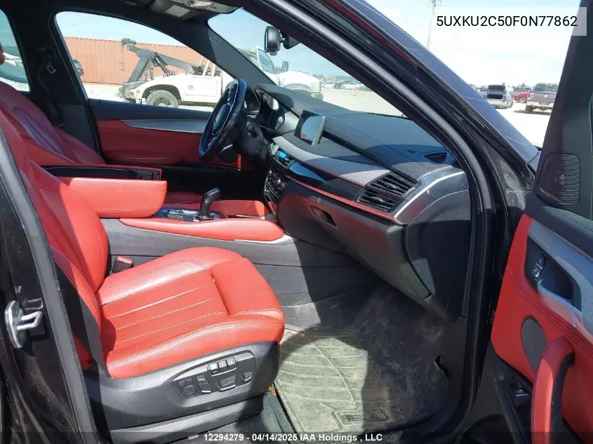 2015 BMW X6 xDrive35I VIN: 5UXKU2C50F0N77862 Lot: 12294279