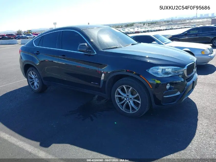 2015 BMW X6 xDrive35I VIN: 5UXKU2C54F0F95686 Lot: 42200360