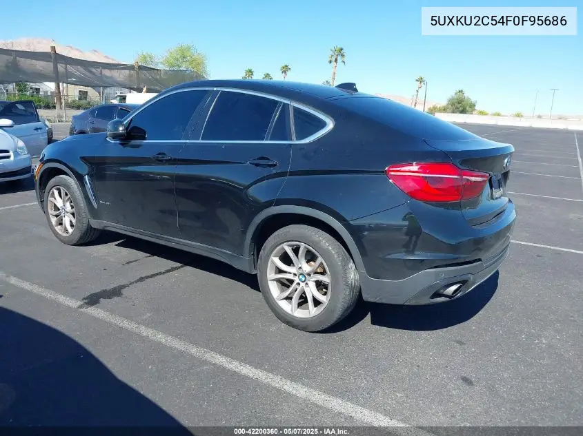 2015 BMW X6 xDrive35I VIN: 5UXKU2C54F0F95686 Lot: 42200360
