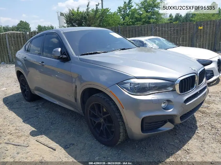 2015 BMW X6 xDrive35I VIN: 5UXKU2C5XF0F96535 Lot: 42563125