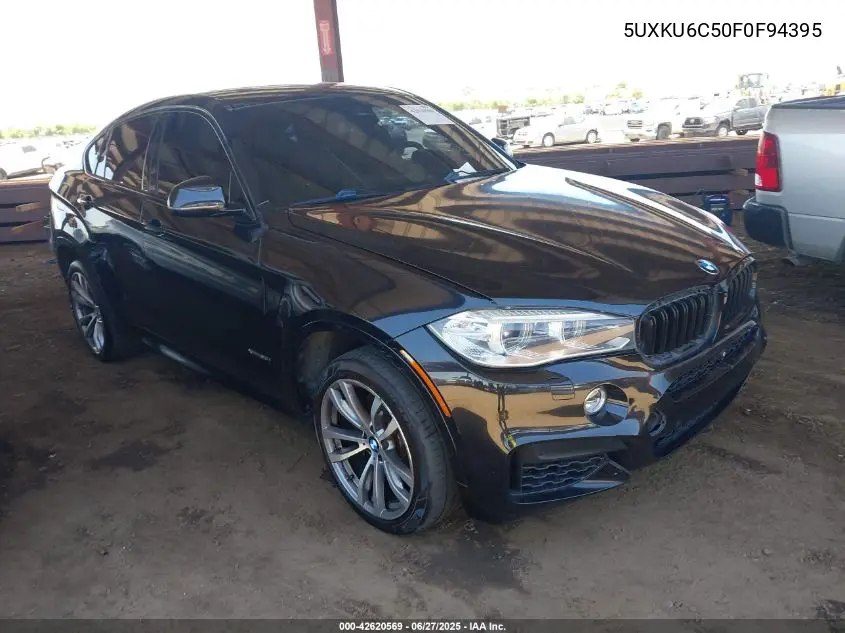 2015 BMW X6 xDrive50I VIN: 5UXKU6C50F0F94395 Lot: 42620569