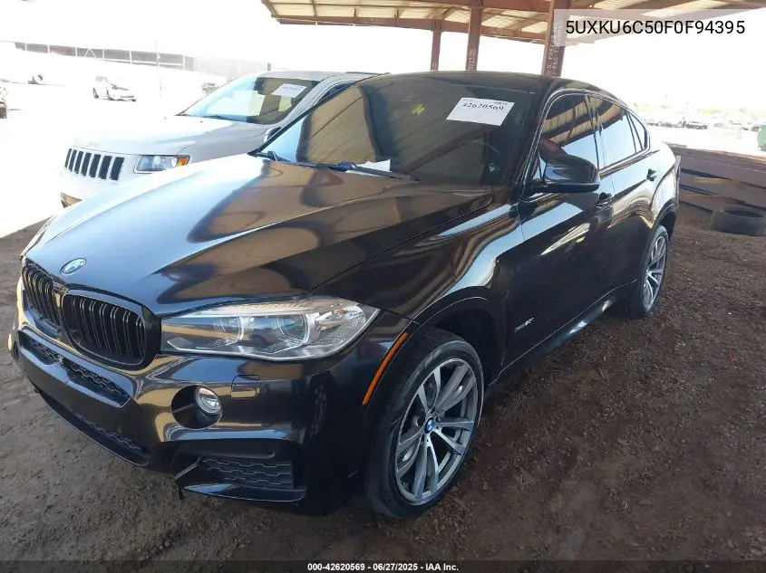 2015 BMW X6 xDrive50I VIN: 5UXKU6C50F0F94395 Lot: 42620569