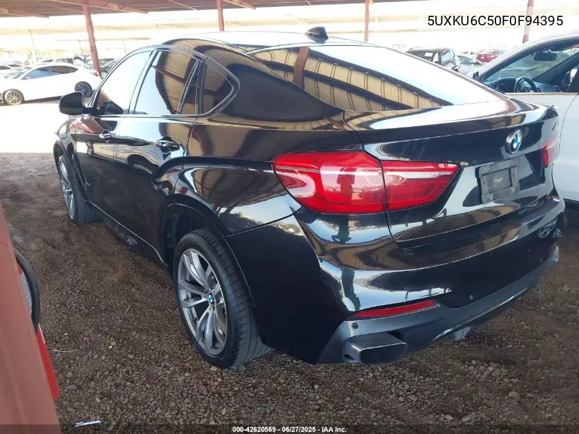 2015 BMW X6 xDrive50I VIN: 5UXKU6C50F0F94395 Lot: 42620569