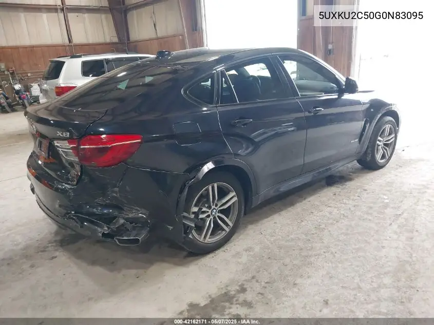 2016 BMW X6 xDrive35I VIN: 5UXKU2C50G0N83095 Lot: 42162171