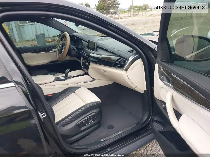 2017 BMW X6 Sdrive35I VIN: 5UXKU0C33H0G69413 Lot: 42528507