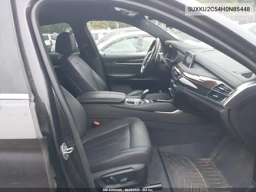 2017 BMW X6 xDrive35I VIN: 5UXKU2C54H0N85448 Lot: 42584440