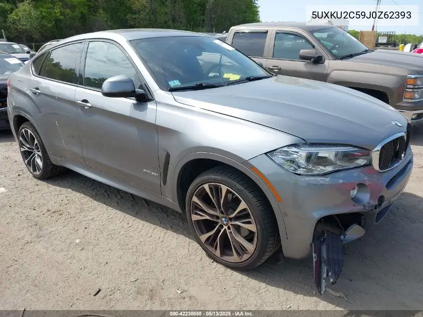 2018 BMW X6 xDrive35I VIN: 5UXKU2C59J0Z62393 Lot: 42230558