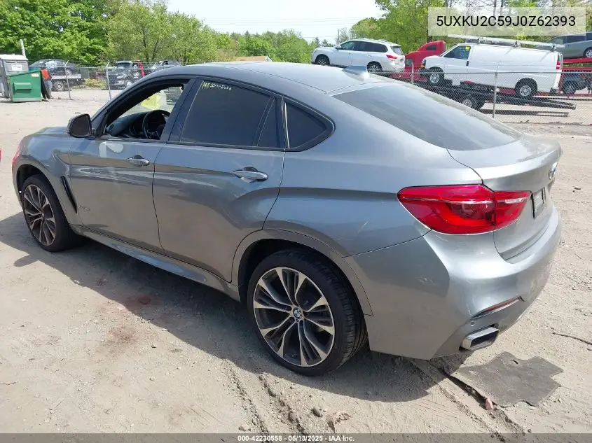 2018 BMW X6 xDrive35I VIN: 5UXKU2C59J0Z62393 Lot: 42230558