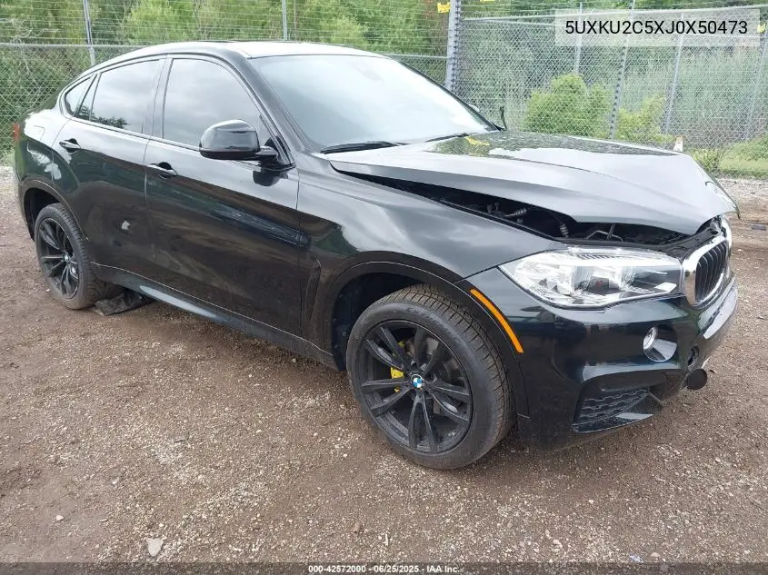 2018 BMW X6 xDrive35I VIN: 5UXKU2C5XJ0X50473 Lot: 42572000