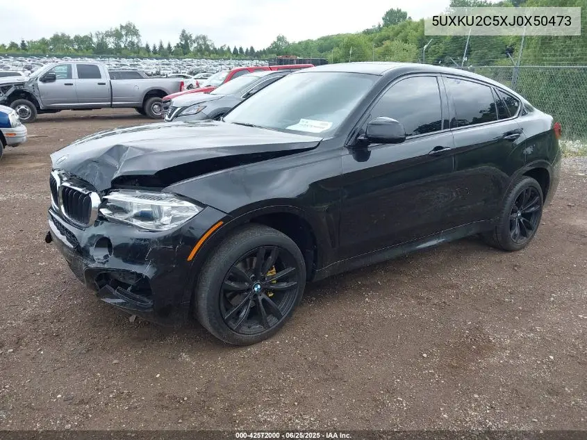 2018 BMW X6 xDrive35I VIN: 5UXKU2C5XJ0X50473 Lot: 42572000