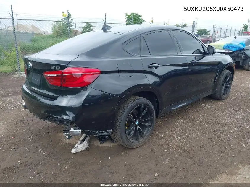2018 BMW X6 xDrive35I VIN: 5UXKU2C5XJ0X50473 Lot: 42572000
