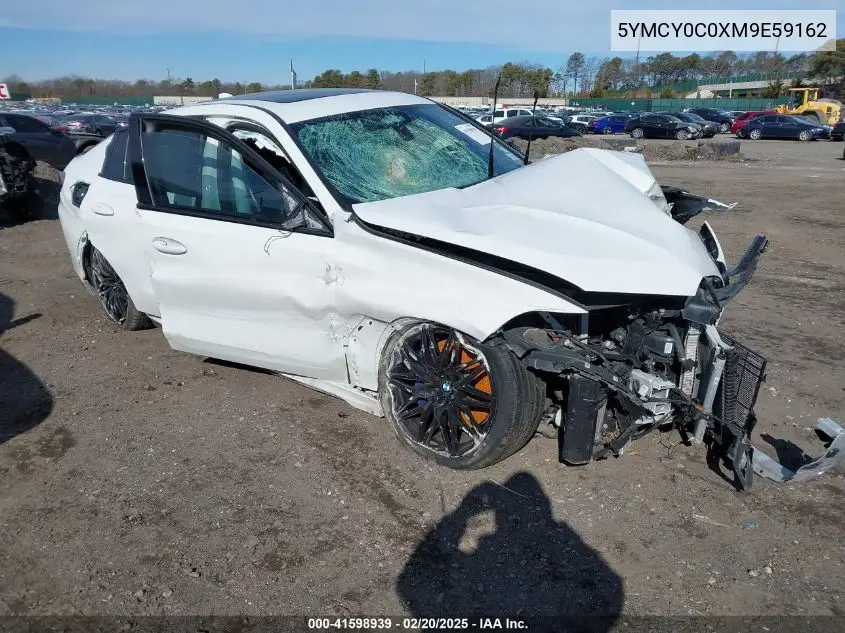 2021 BMW X6 M VIN: 5YMCY0C0XM9E59162 Lot: 41598939