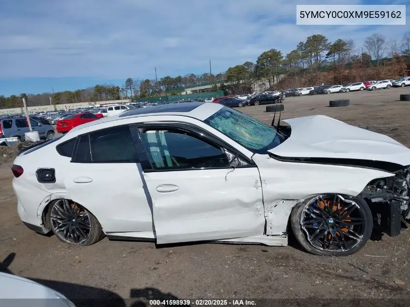 2021 BMW X6 M VIN: 5YMCY0C0XM9E59162 Lot: 41598939
