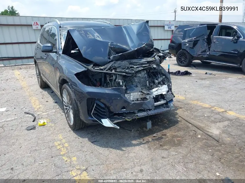 2019 BMW X7 xDrive50I VIN: 5UXCX4C59KLB39991 Lot: 42590693