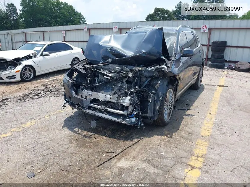 2019 BMW X7 xDrive50I VIN: 5UXCX4C59KLB39991 Lot: 42590693