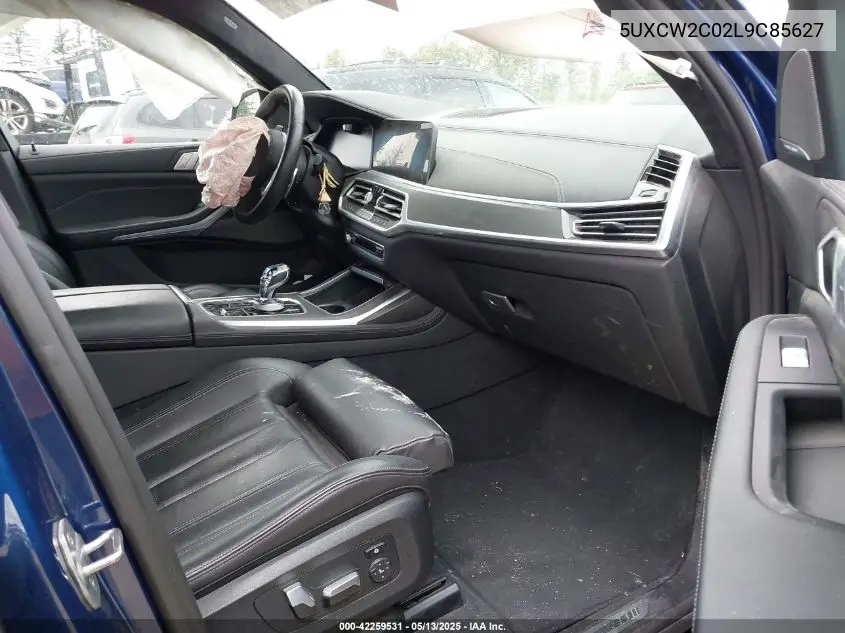 2020 BMW X7 xDrive40I VIN: 5UXCW2C02L9C85627 Lot: 42259531