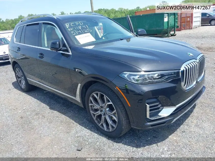 2021 BMW X7 xDrive40I VIN: 5UXCW2C06M9H47267 Lot: 42234000