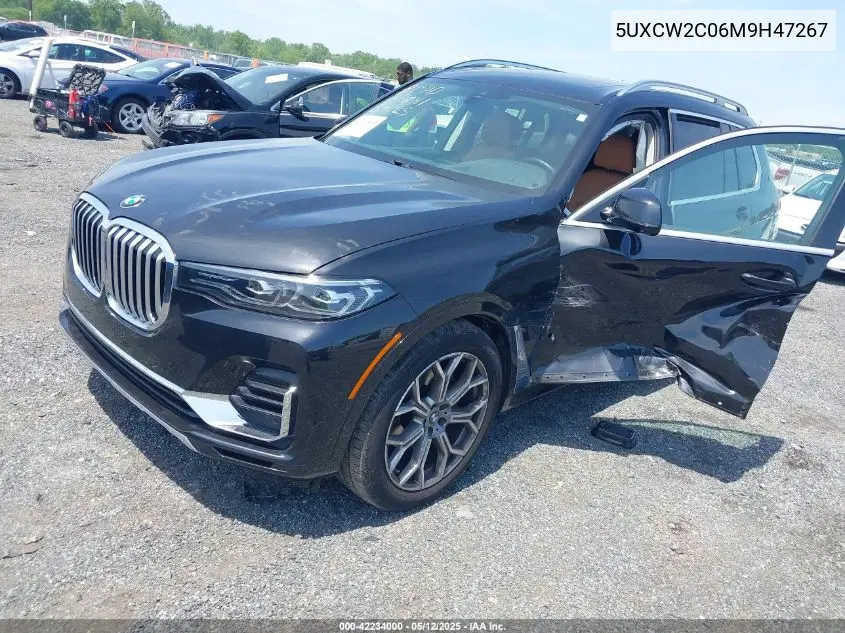 2021 BMW X7 xDrive40I VIN: 5UXCW2C06M9H47267 Lot: 42234000