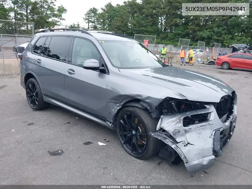 2023 BMW X7 xDrive40I VIN: 5UX23EM05P9P42941 Lot: 42553544