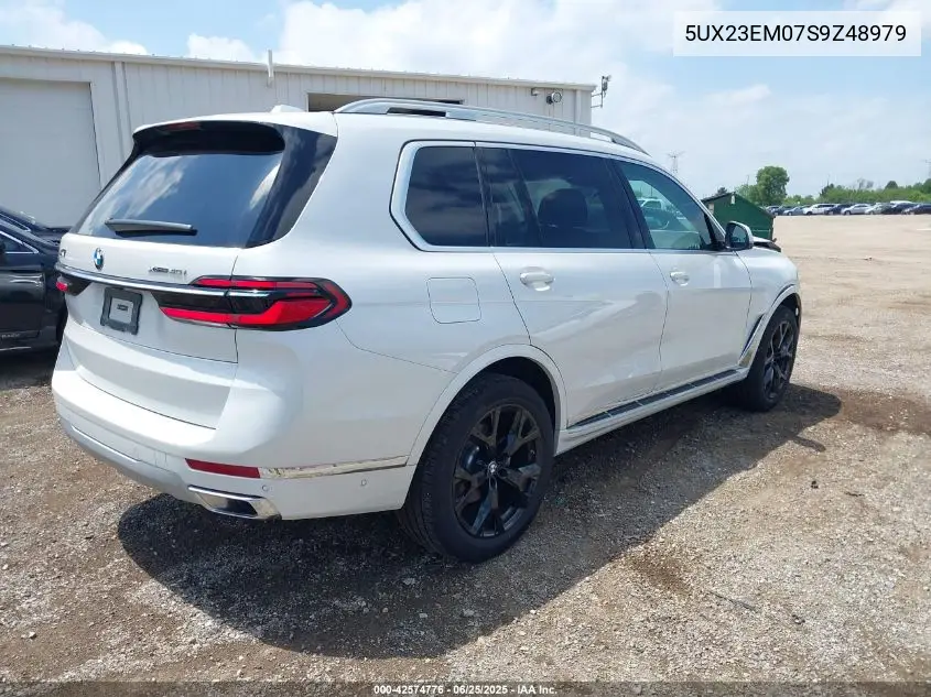 2025 BMW X7 xDrive40I VIN: 5UX23EM07S9Z48979 Lot: 42574776