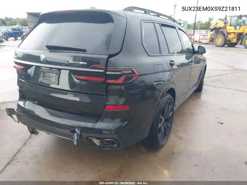 2025 BMW X7 xDrive40I VIN: 5UX23EM0XS9Z21811 Lot: 42580129