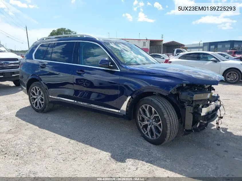 2025 BMW X7 xDrive40I VIN: 5UX23EM01S9Z25293 Lot: 42595128