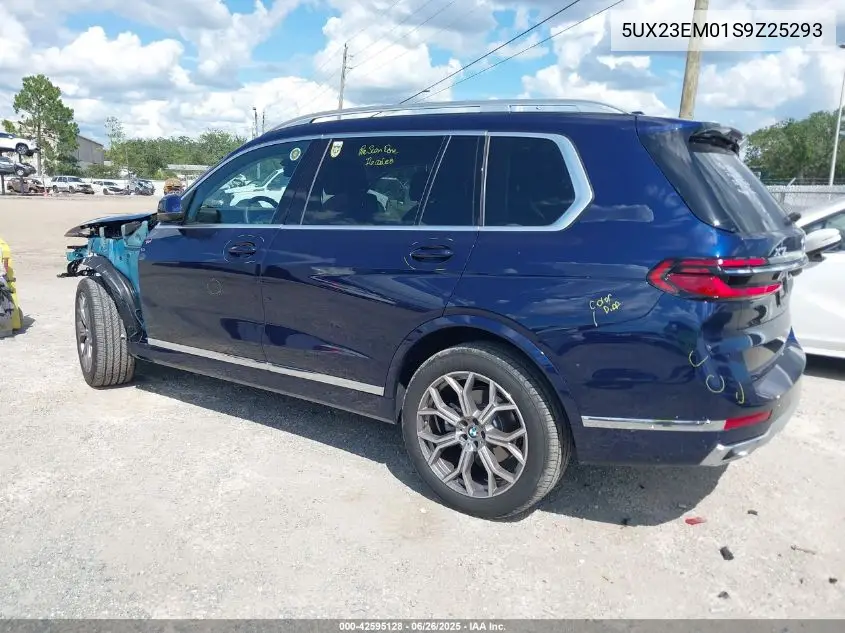 2025 BMW X7 xDrive40I VIN: 5UX23EM01S9Z25293 Lot: 42595128