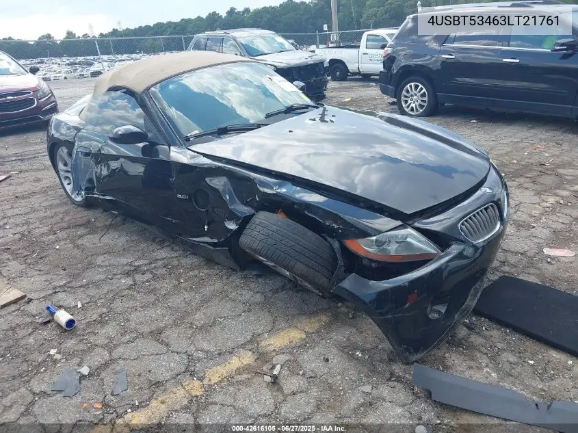 2003 BMW Z4 3.0I VIN: 4USBT53463LT21761 Lot: 42616105