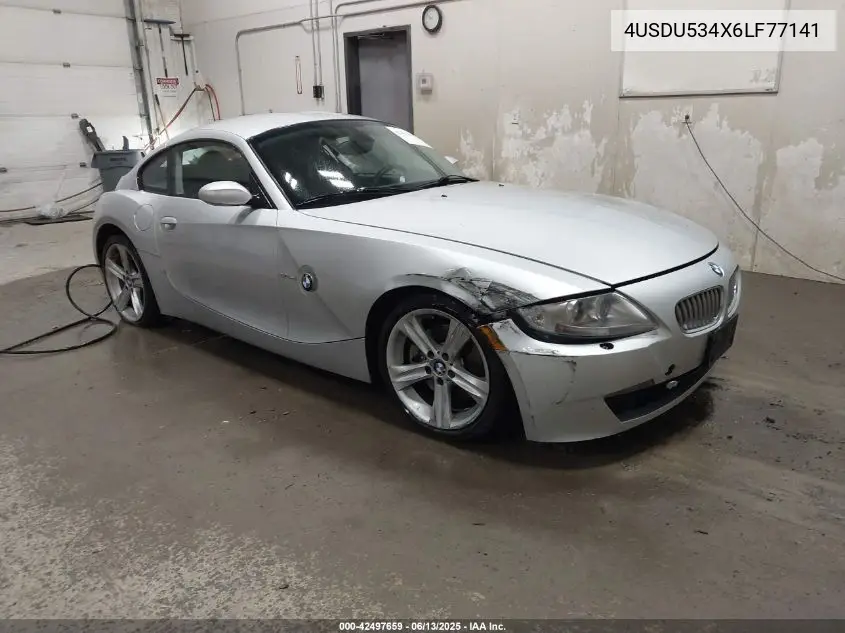 2006 BMW Z4 3.0Si VIN: 4USDU534X6LF77141 Lot: 42497659