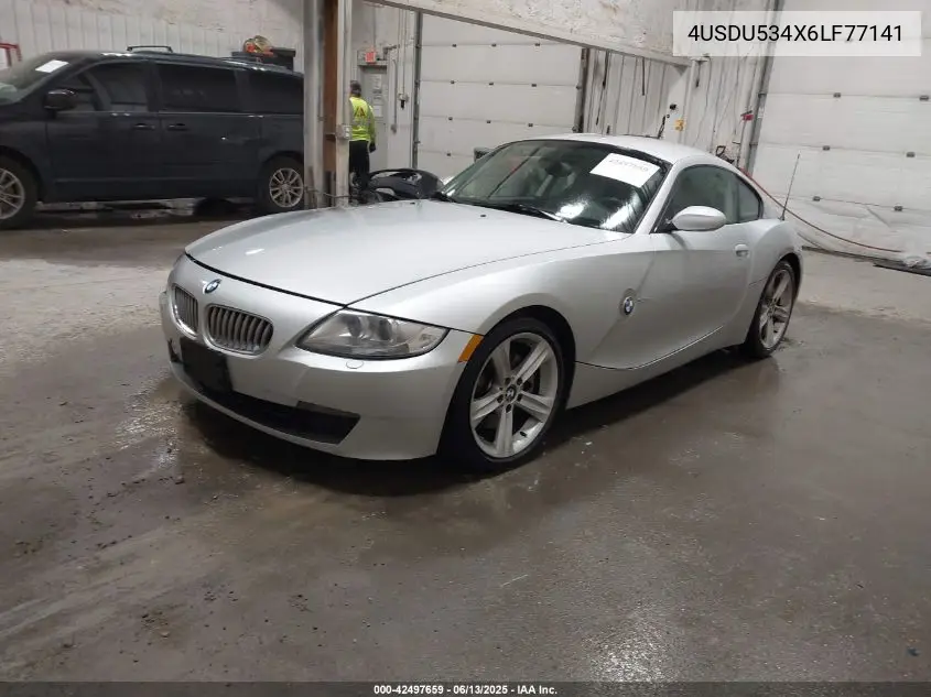 2006 BMW Z4 3.0Si VIN: 4USDU534X6LF77141 Lot: 42497659