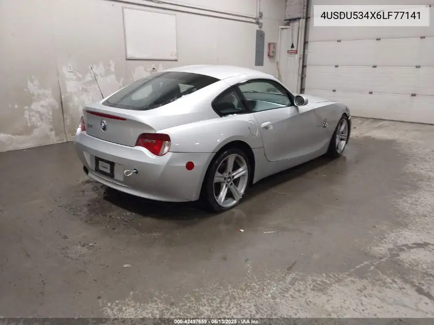 2006 BMW Z4 3.0Si VIN: 4USDU534X6LF77141 Lot: 42497659