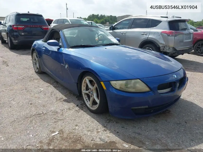 2006 BMW Z4 3.0Si VIN: 4USBU53546LX01904 Lot: 42611469