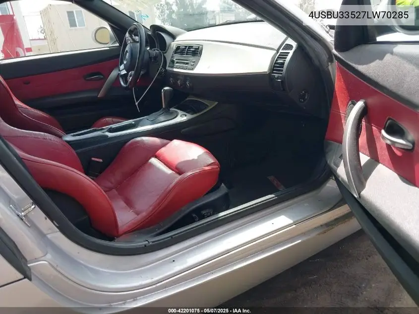 2007 BMW Z4 3.0I VIN: 4USBU33527LW70285 Lot: 42201075