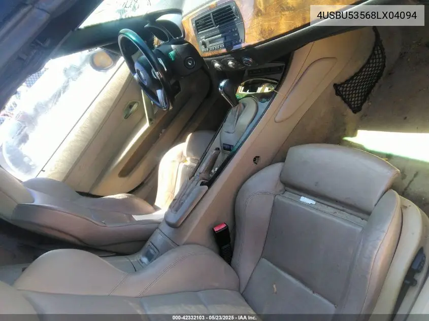 2008 BMW Z4 3.0Si VIN: 4USBU53568LX04094 Lot: 42332103