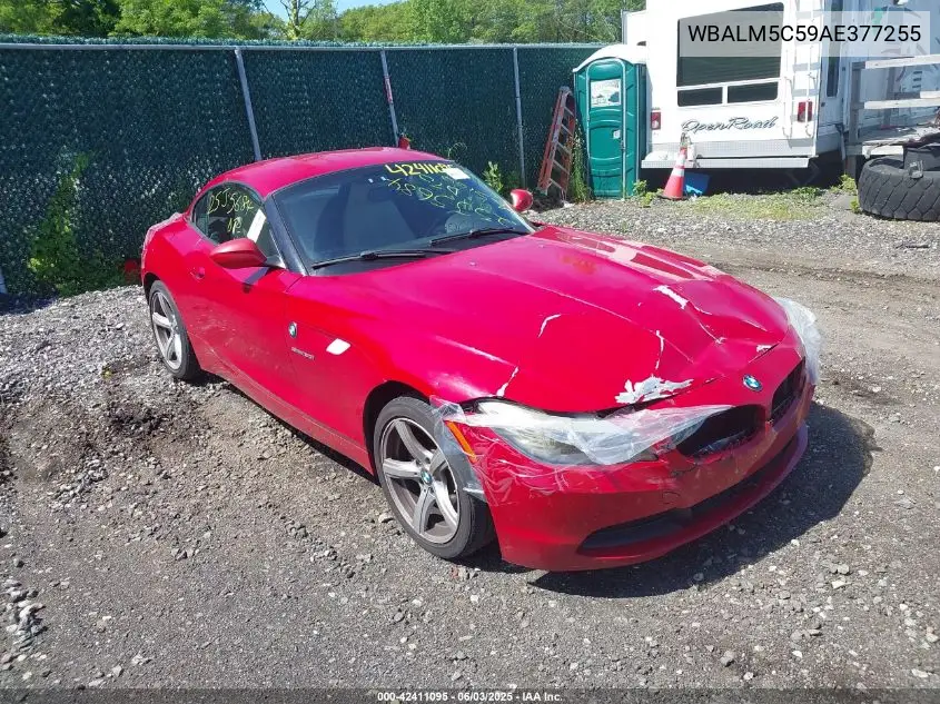 2010 BMW Z4 Sdrive30I VIN: WBALM5C59AE377255 Lot: 42411095